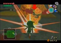 une photo d'Ã©cran de The Legend of Zelda - The Windwaker sur Nintendo Gamecube